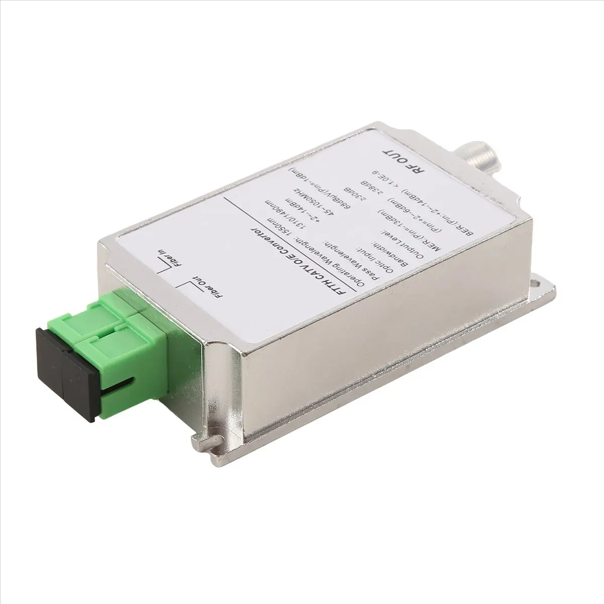 AABFK Mini CATV FTTH Receiver Fiber Optical WDM Node RF Converter Triplexer Minimode Indoor AGC 1310nm/1550nm Without Power