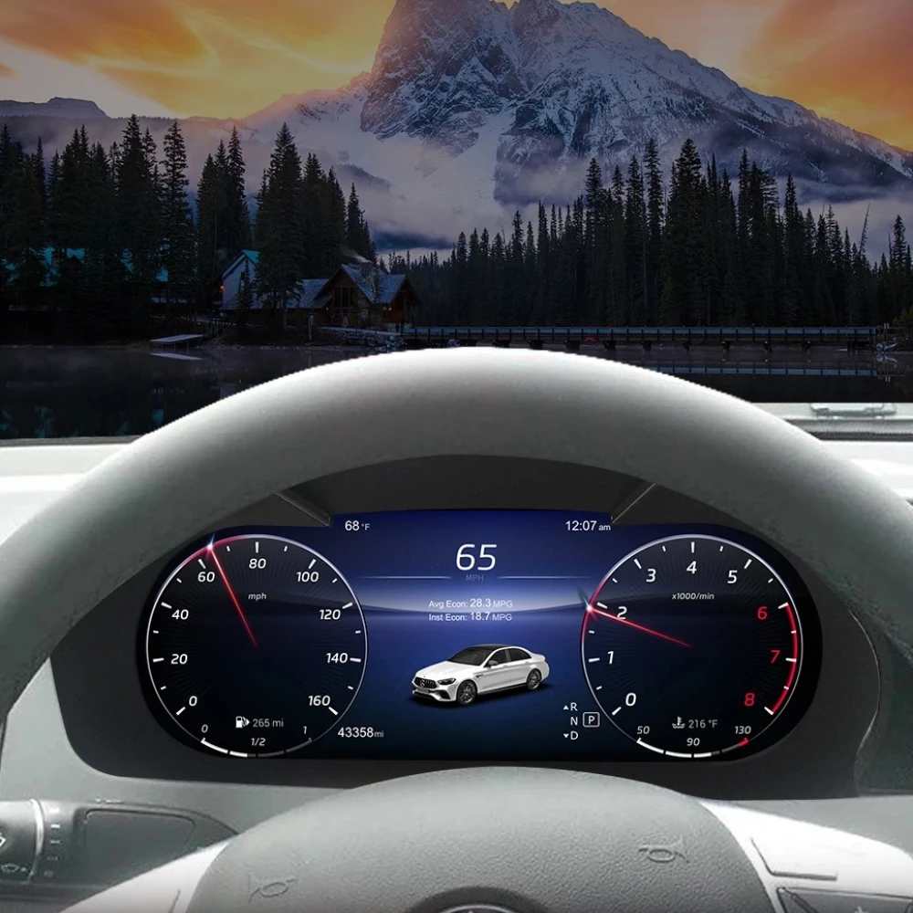 

Кластер для Mercedeors Benz C200L C/GLC W205/W253 2016-2020, цифровой спидометр, ЖК-дисплей, приборная панель, приборная панель