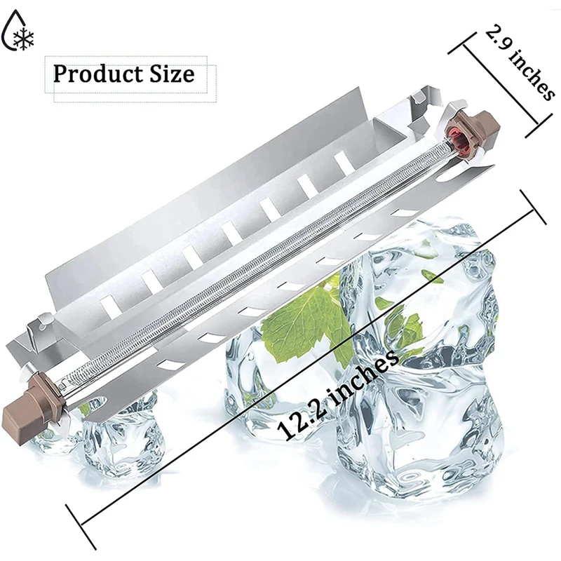 WR51X10055 Refrigerator Defrost Heater Kit, Temperature Sensor WR55X10025, High Limit Thermostat WR50X10068