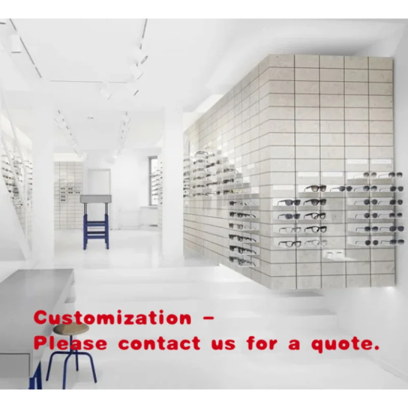 custom.Modern Sunglass Eyewear Store Interior Design Display Racks with LED Lighting Luxury Easy Assembly Retail Stores