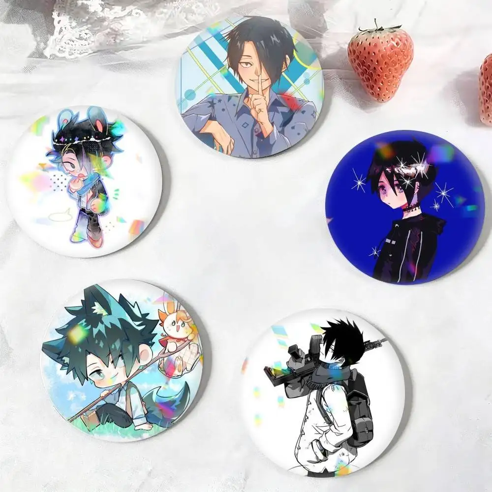 Anime R-Ray T-The P-Promised Neverland 25mm 32mm 44mm 58mm 75mm Brooches Badges Pins for Accessories Gift