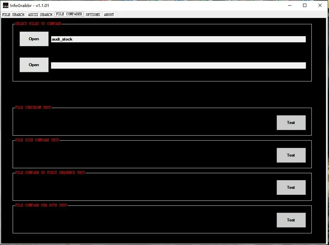 برنامج اختبار ملف المعلومات InfoGrabbr 1.1 لملفات إعادة القياس، إزالة الحروف/الأرقام/الحروف الخاصة/المساحات/العثور التلقائي على الكلمة #4
