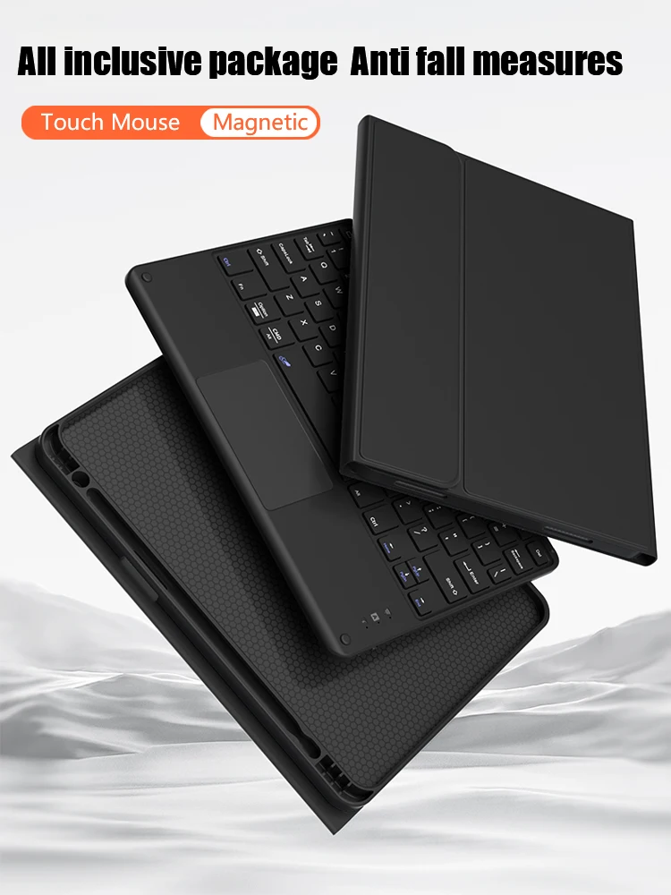 Imagem -05 - Teclado Mágico sem Fio e Mouse para Ipad Pro Teclado Bluetooth Ipad Pro 13 11 Case m4 m2 Air 13 11 10.2 9th Geração