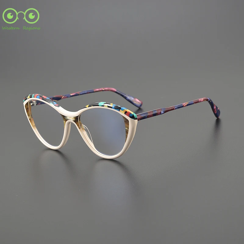 

European and American super personality multi-color men's glasses frame women's trendy and versatile men and women