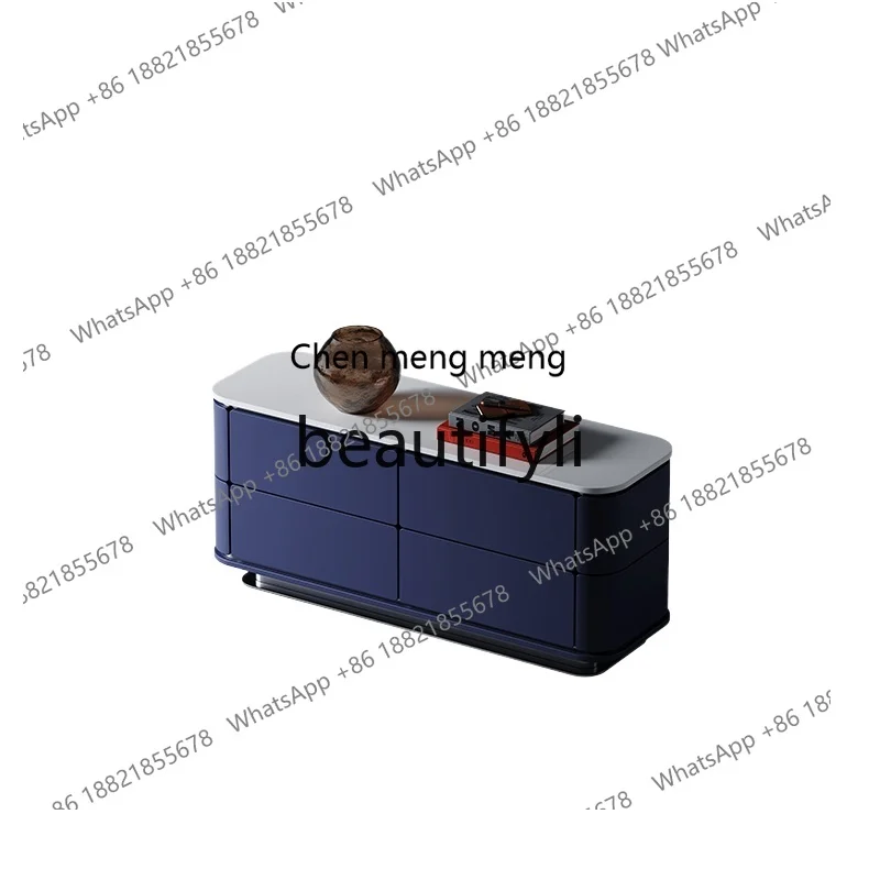 

Bedroom TV cabinet, light luxury high-end large flat storage, TV cabinet H