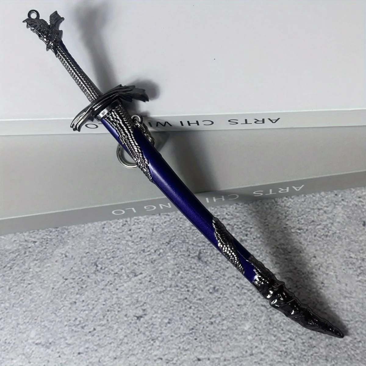 8.6inch Anime Elden Katana Real Size Japanese Katana Original Samurai Sabre Steel Dragonscale Blade Metal Ninja Knife Sword Gift