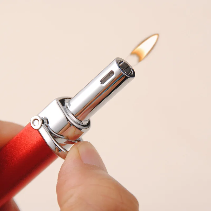 

Aomai Mini Inflatable Windproof Lighter Direct Charge Transparent Gas Chamber Igniter Cigarette Smoking Accessories Men's Gift