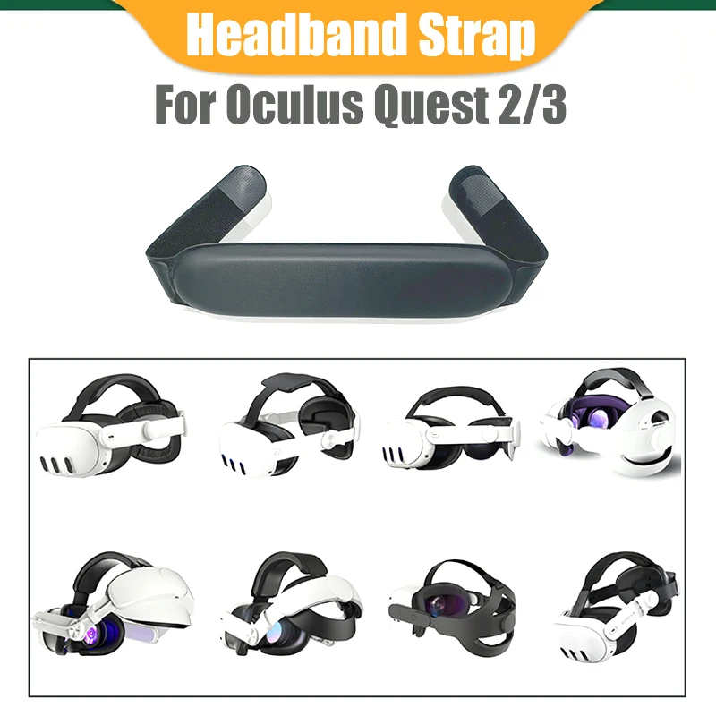 For Meta Quest 3 Headband Strap Stress Relief Comfort  Strap VR Headset Elite Head Top Strap for Quest 2