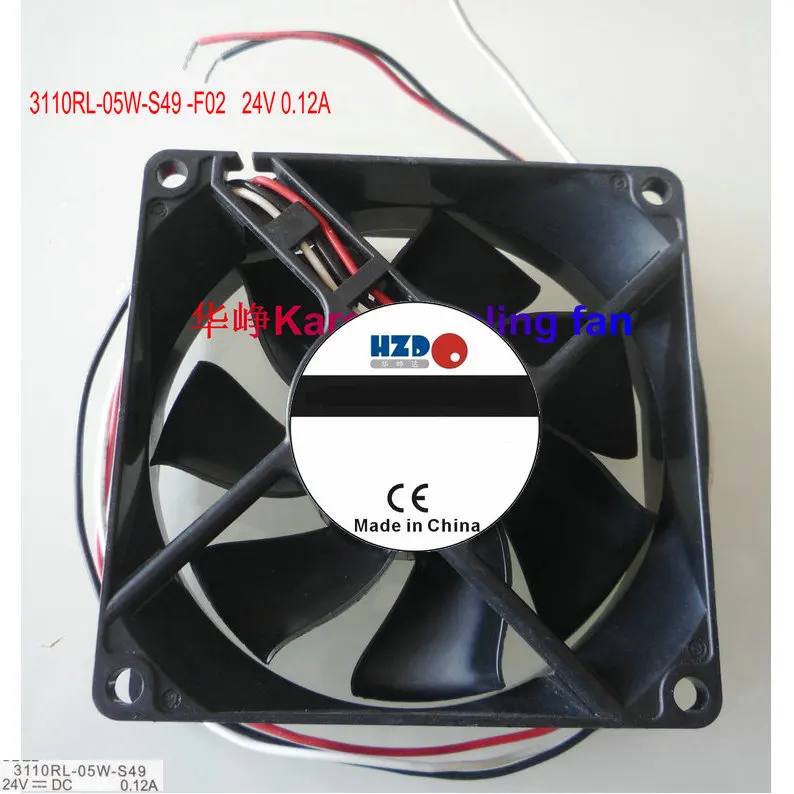 

8CM 8025 24V 0.12A 3110RL-05W-S49 3WIRE Охлаждающий вентилятор