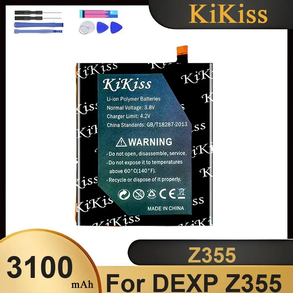 

Аккумулятор Z355 для DEXP Z355, новые батареи