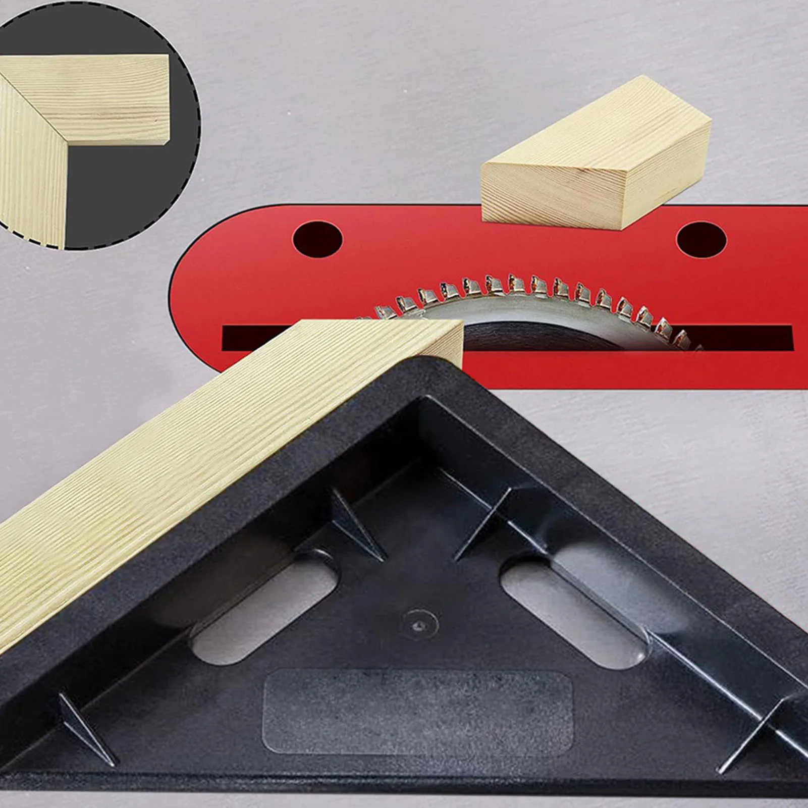 

45 Degree Miter Sled Table Saw Sled Table Saw 45 Degree Miter Sled Woodworking Table Saw Miter Sled for Standard 3/8x3/4in Slot