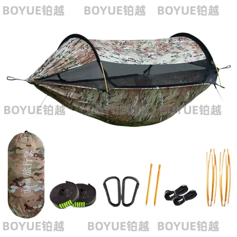 Camping Hammocks Outdoor Sleeping Tents With Mosquito Net Garden Awnings Canopy Waterproof Nature Hike Tourist Hanging