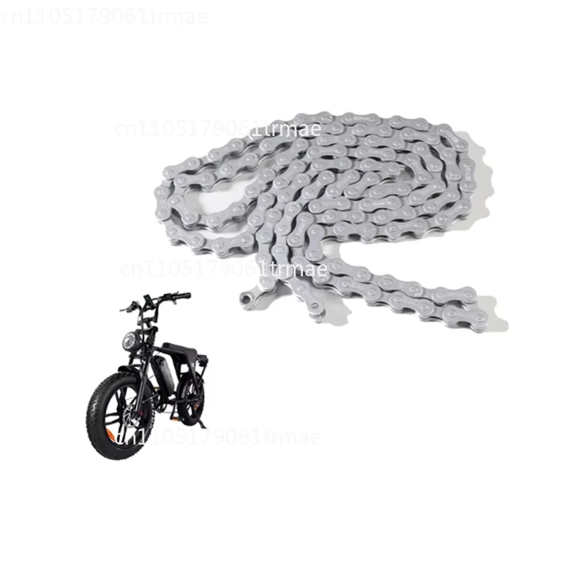 Suitable for Ousiv8 Electric Bicycle Chain B MX Off-road Bike B MX Modification Parts 118 Ousi V8 Fatbike Chain Accessories