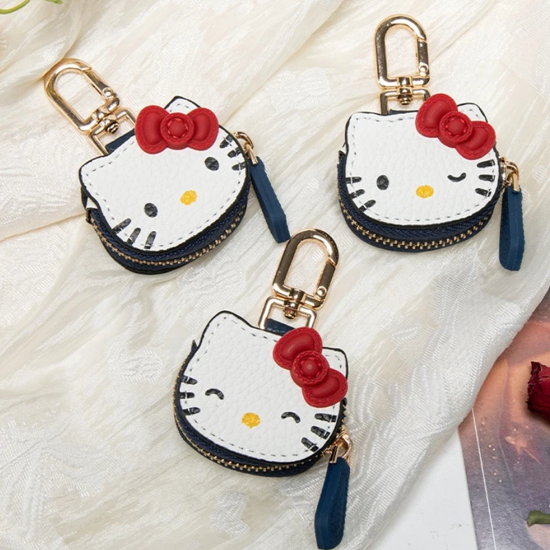 Hellokitty اليابان Usj Osaka Universal Studios على شكل قلب قلادة لطيف الكرتون بولي Leather الجلود سستة رئيس قلادة صديقة هدية