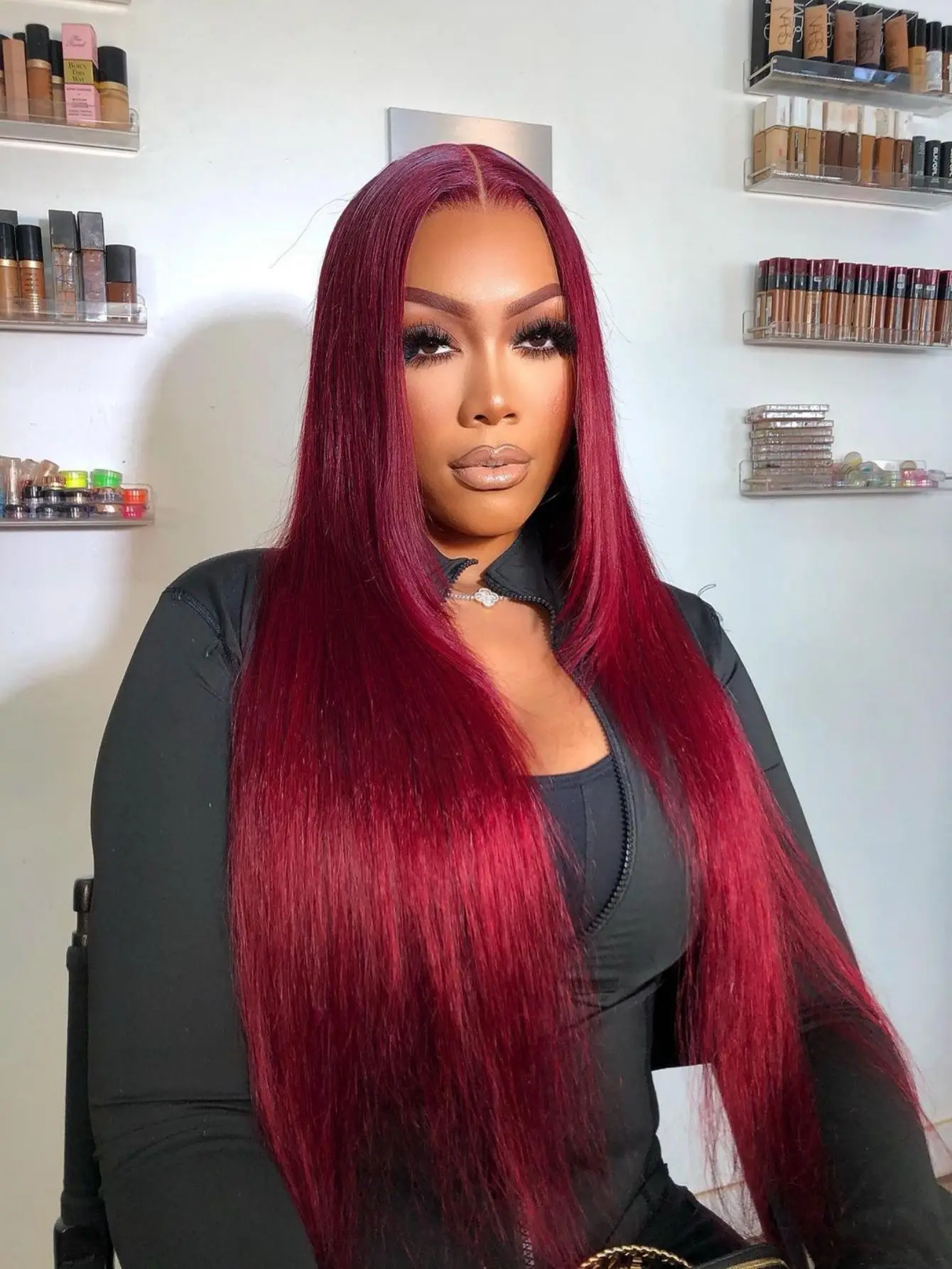 

99J 250% Плотность 13x4 HD Прозрачный бордовый парик Человеческие волосы Бразильская объемная волна Винно-красный цвет 99J Бесклеевой парик из человеческих волос