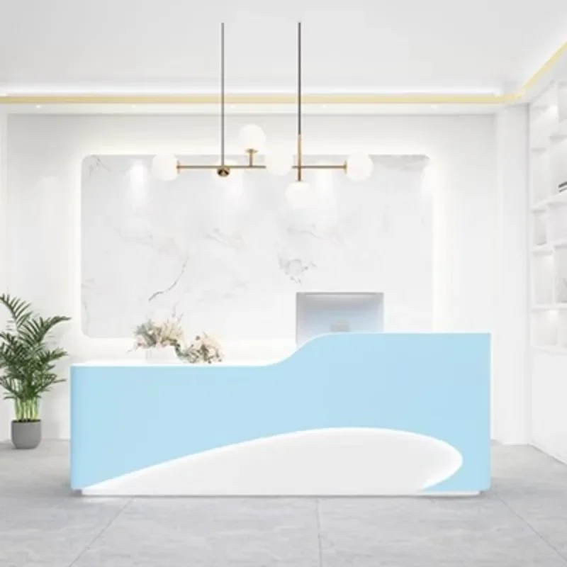 

Simple Banco Reception Desk Register Conference Podium Standing Reception Desk Consul Lectern Mostrador Recepcion Room Furniture