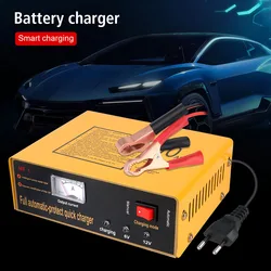 Multiple Protections Protect Quick Charger Full Automatic LCD Display 6V/12V for Repair Car Maintainer 120W Car Battery Charger