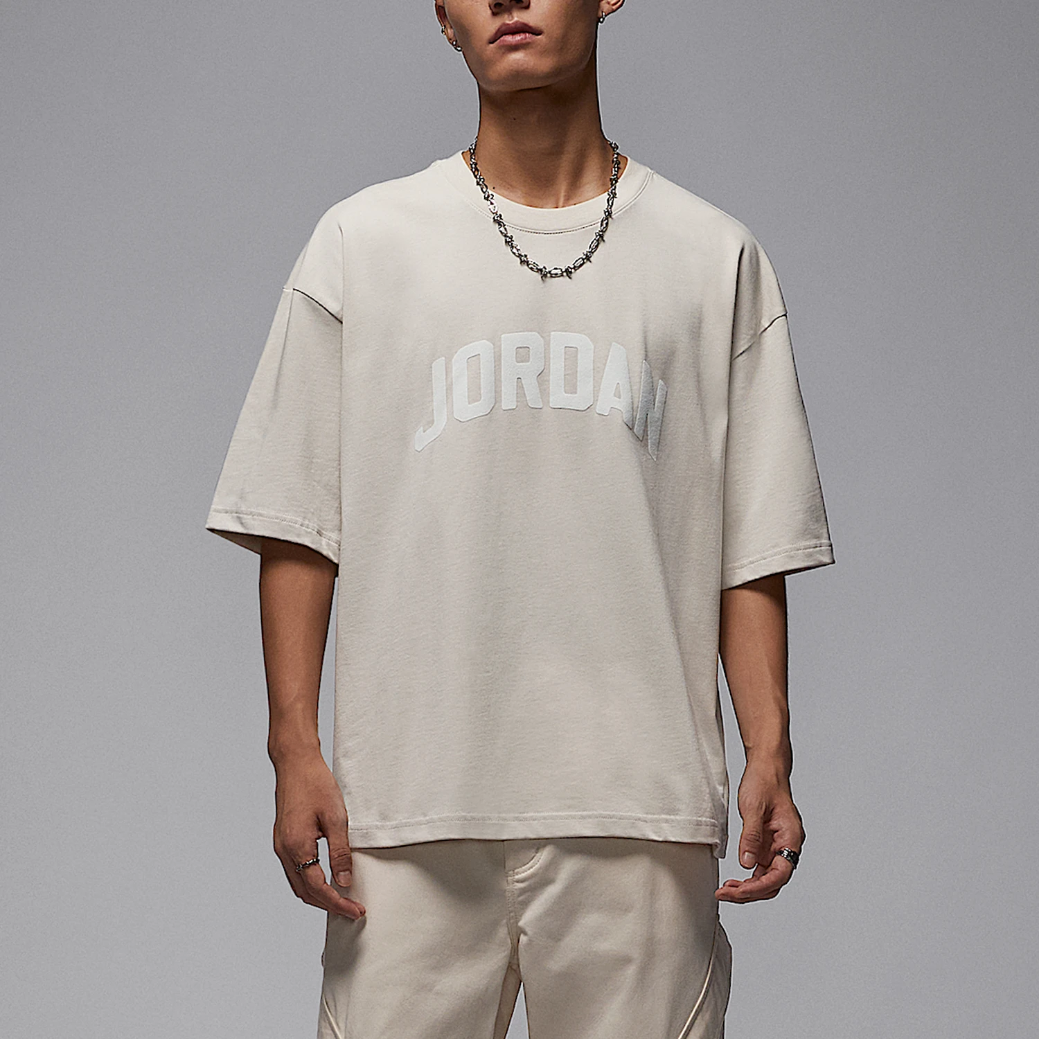 

Оригинальная мужская футболка Nike JORDAN Simple Daily Wearable с коротким рукавом, дышащая, HQ8936-104