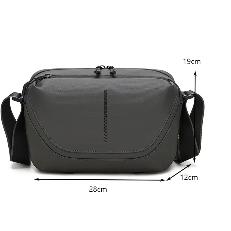 Men's fashion crossbody camera bag waterproof DSLR camera bag storage photography bag outdoor leisure photography digital bag