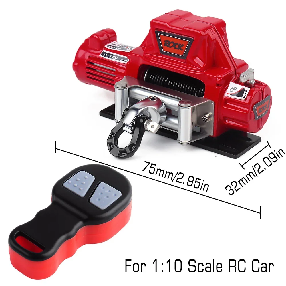 absima 1/10 ルビコン 電動ウインチ搭載 TRX4同等 クローラー Amazon | RCウインチ 1/10 プラスチック ミニ電動ウインチ