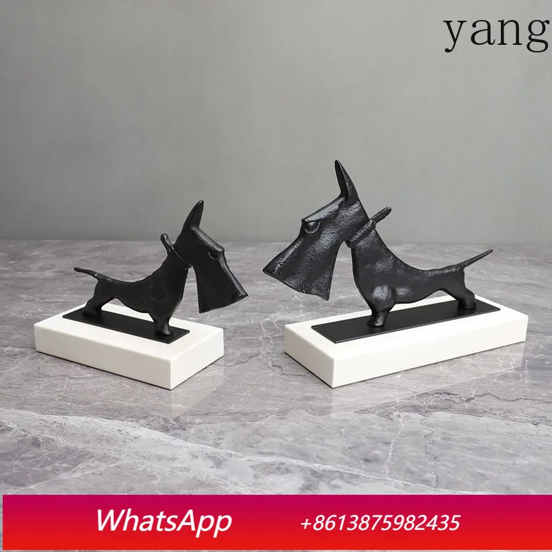 

LH cast iron imitation marble desktop decoration resin sculpture modern home decoration