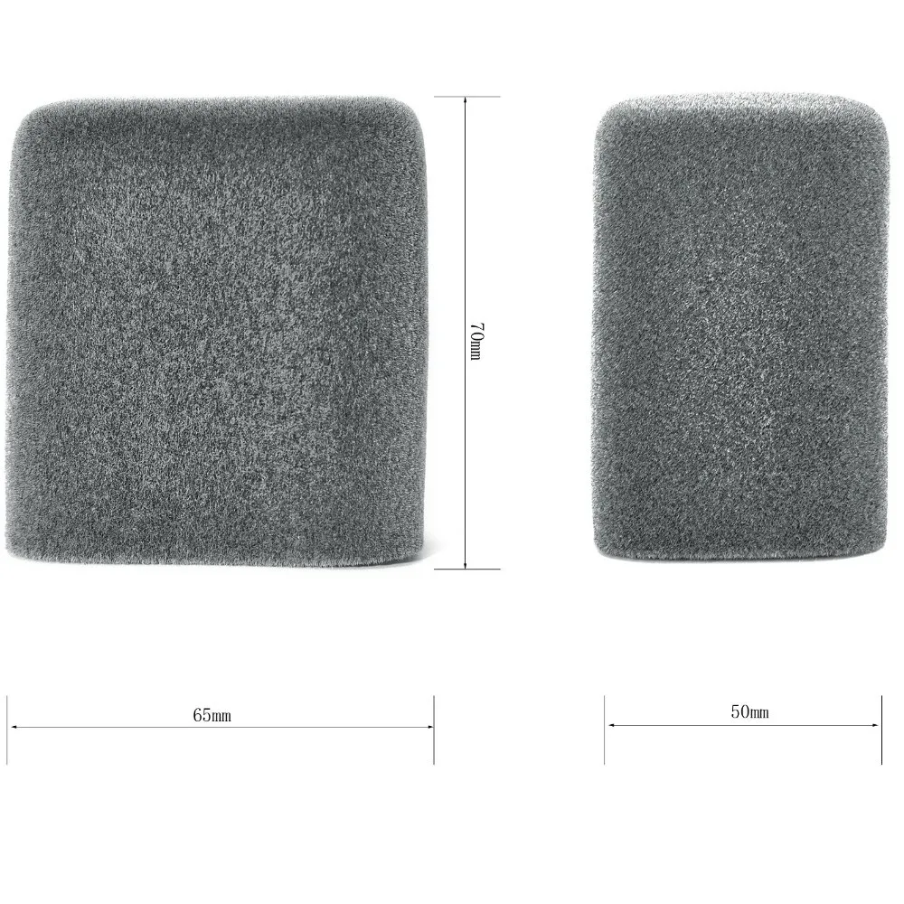 1pcs Replacement Mic Windscreen Cover Noise Reduction Flocked Sponge Foam Microphone Muff Windproof for FIFINE AmpliGame AM8