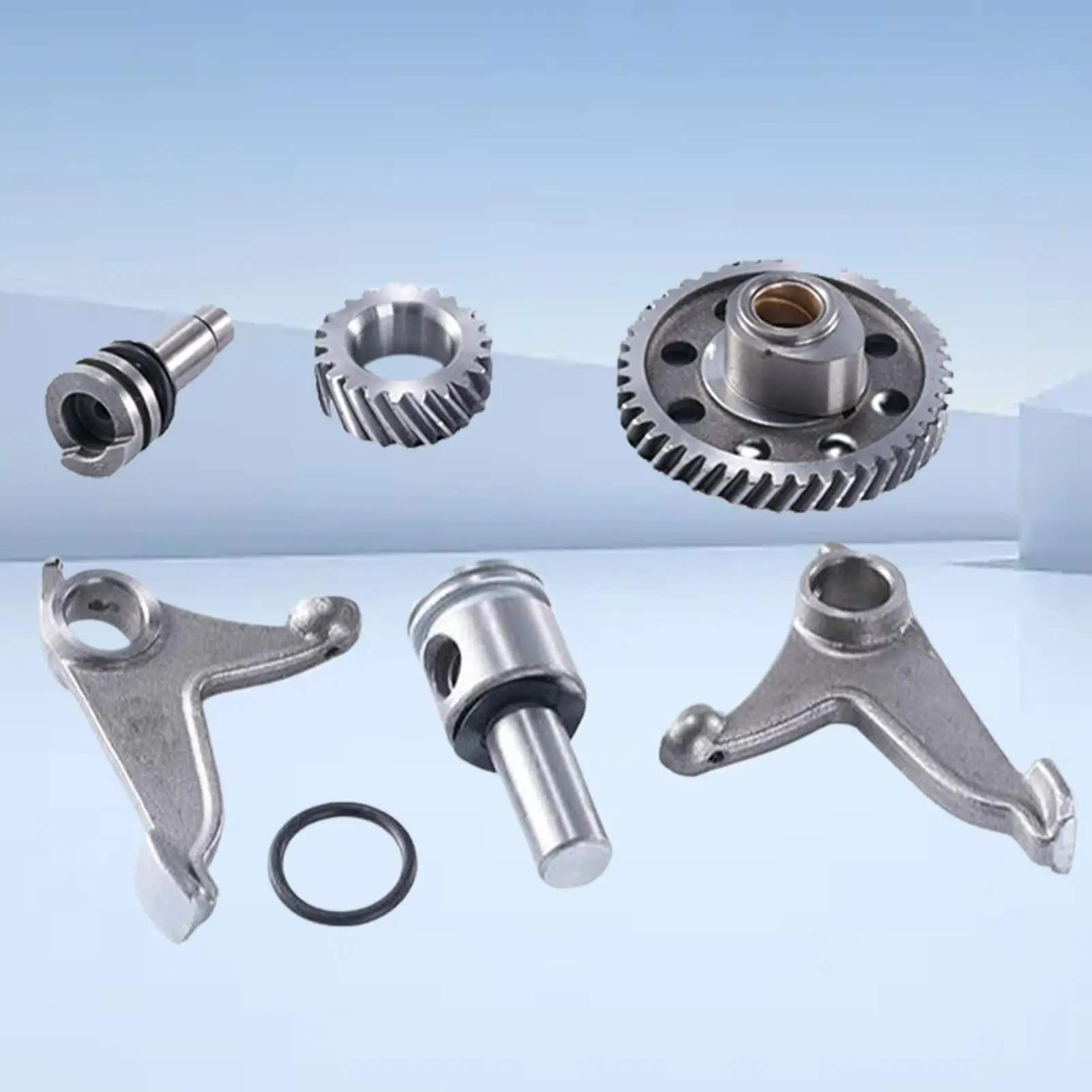 6 Pieces Camshaft Rocker Arm Kit Camshaft Racing Silent Rocker Arm Kit Modification Accessories for Valves Ride Restorer Builder