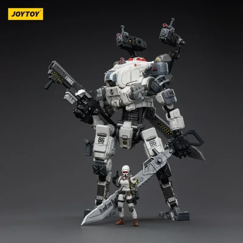 

In Stock JOYTOY Free Man Action Robot STEEL BONE Heavy Firepower Mecha Collection Model Toys Action Figure Toys Collection Gifts