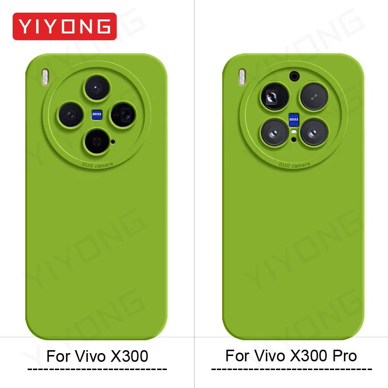 For VivoX300 Case YIYONG Silky Feel Liquid Silicone Soft Cover For For Vivo X300 Pro X200 Pro Mini VivoX200 Ultra 5G Phone Cases