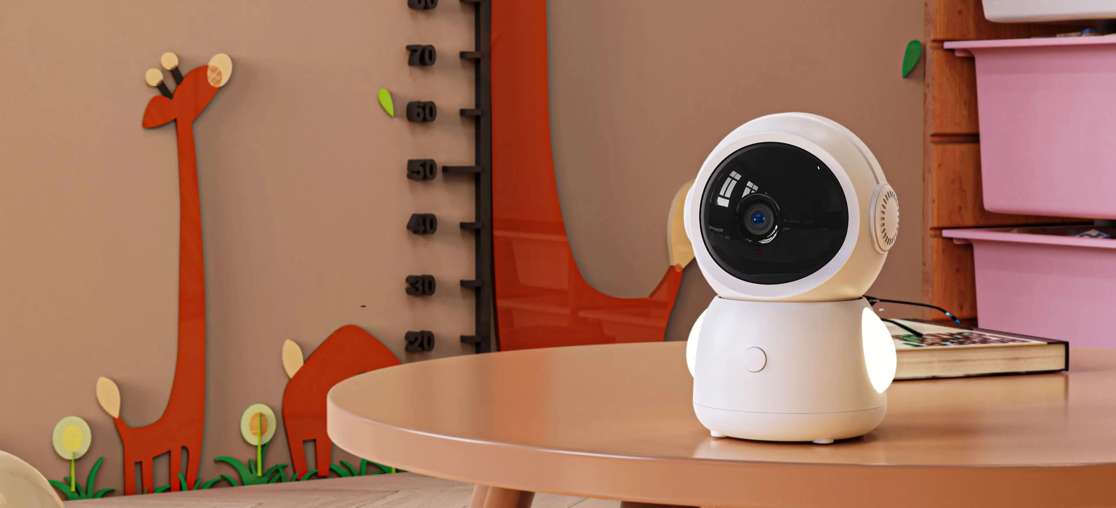 4.3Inch Screen 2MP 1080P Full Color  Intercom WIFI  Baby Monitor  Wireless PTZ Night Vision Feeding Remind BabySitter Camera