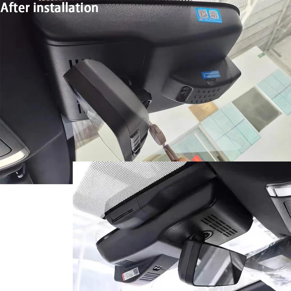 لتويوتا ألارد Vellfire AH40 2023 2024 2025 4K داش كام الجبهة كاميرا خلفية DVR التوصيل والتشغيل مسجل فيديو 24h سجل واي فاي
