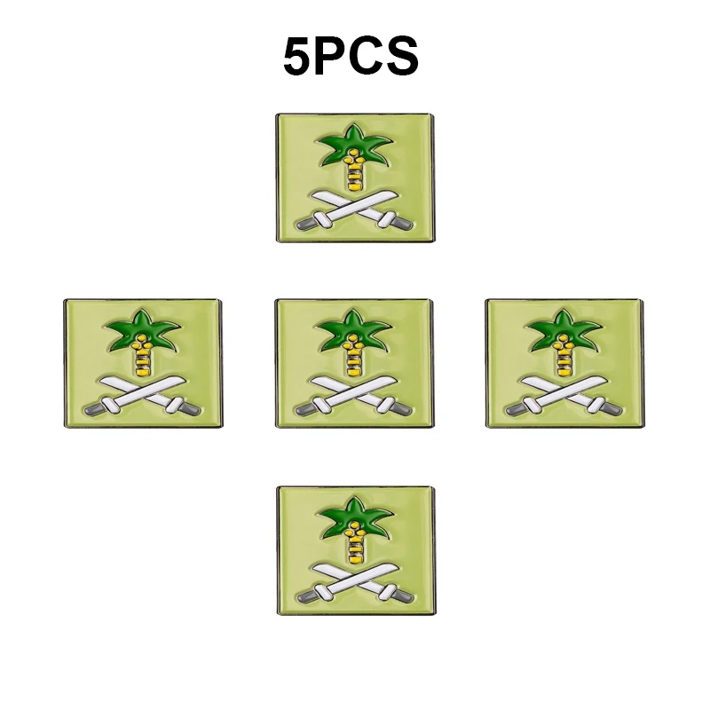 1-5-10-50-100 قطعة المملكة العربية السعودية شارة بروش دبابيس التلبيب الأصلي العلم التلبيب دبابيس علم الدولة شارة