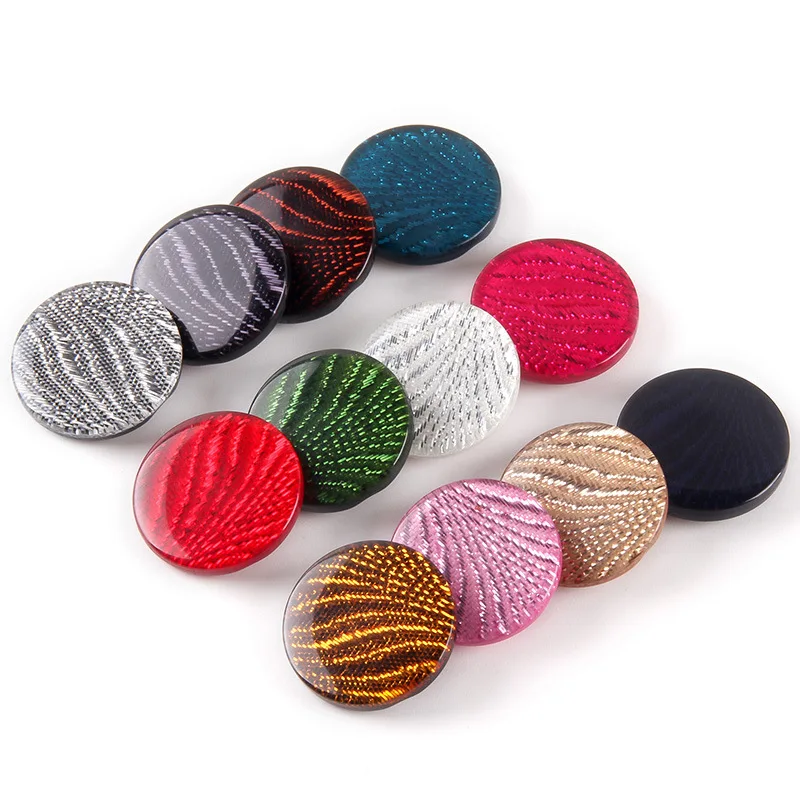 Resin Flatback Buttons for DIY Handmade Sewing Clothing Decorative Buttons Coat and Sweater Decoration 15-21mm 100 PCs/Lot