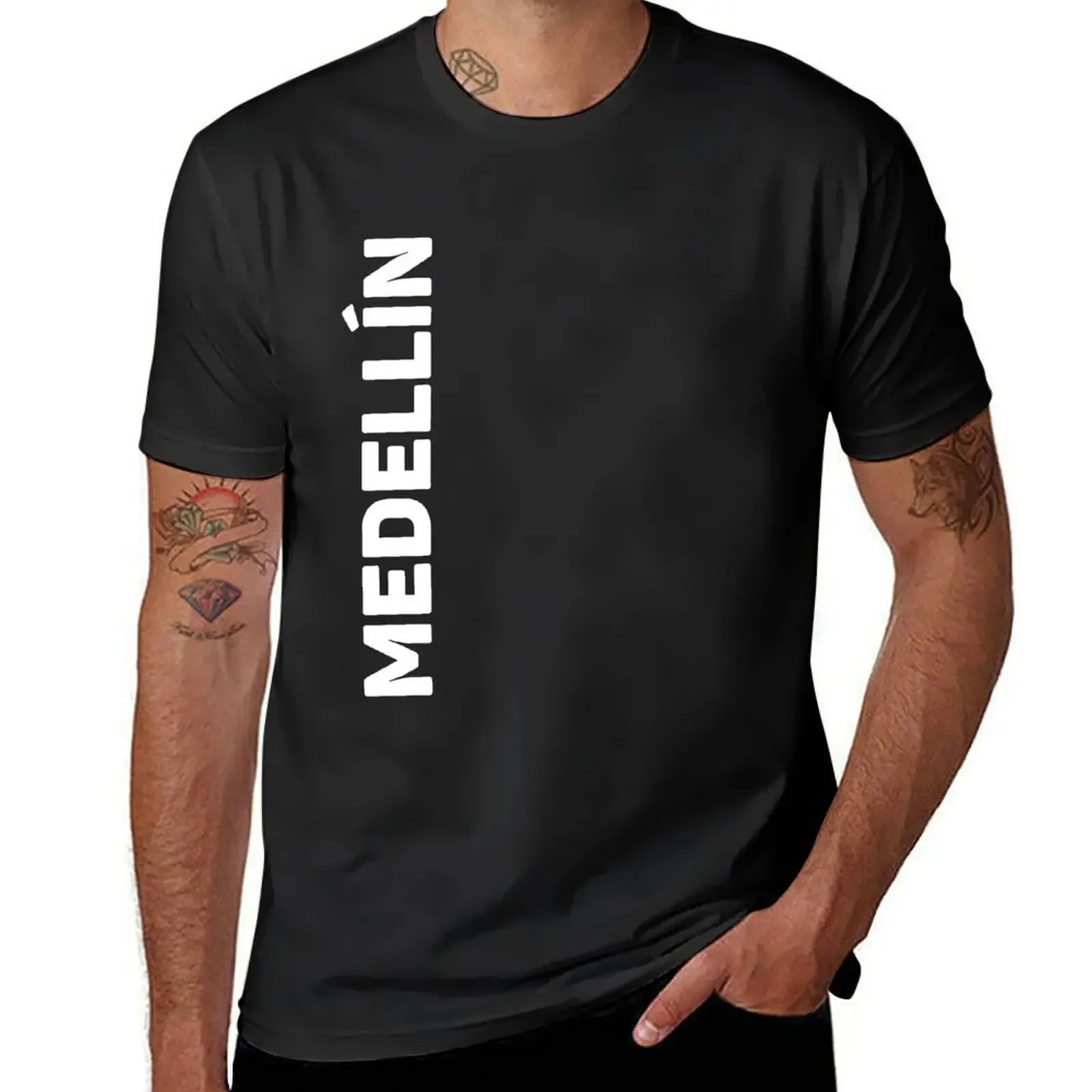 Medellin T-Shirt funnys boys whites oversized t shirts for men