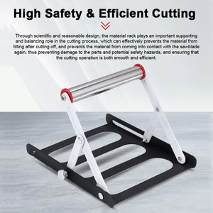 Multifunktional Schneidmaschinenmaterial Rack, Höhenverstellbares Stativ, Hilfsunterstützung, Klappunterstützung, 55-135 mm 6 Hauptverkaufsunterstützungsberechnung - №4