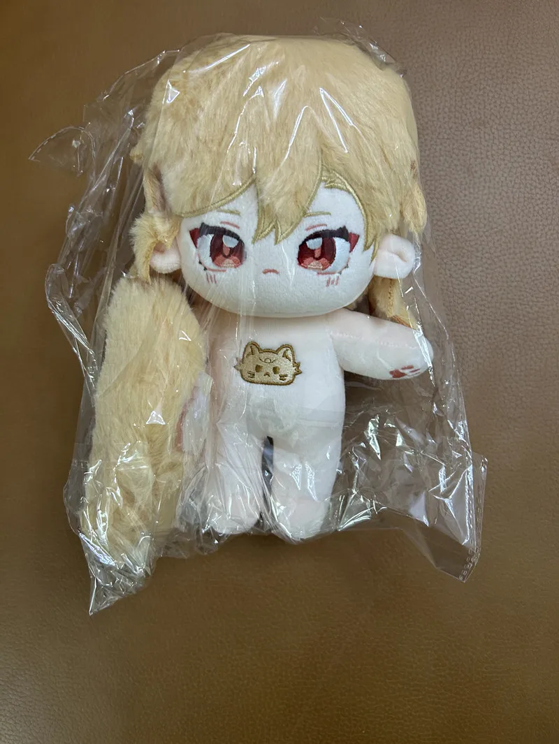 

In Stock Genshin Impact Kaveh 20cm Dolls Fans Gift Plush Naked Doll