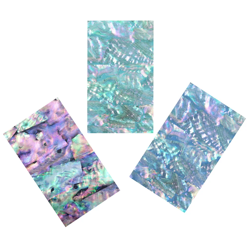 

3pcs Nail Stickers Beautiful Shell Design Creative Kit Christmas Party Holiday Manicure Decor Premium Material Fashion Nail