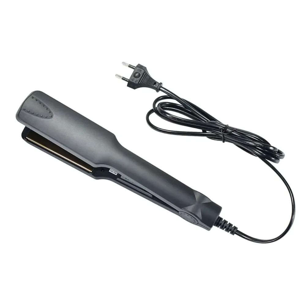 

Fast Warm-up Electric Hair Straightener Widened Temperature Adjustable Hair Curler EU Plug Ceramic Glaze Bangs Heating Plate