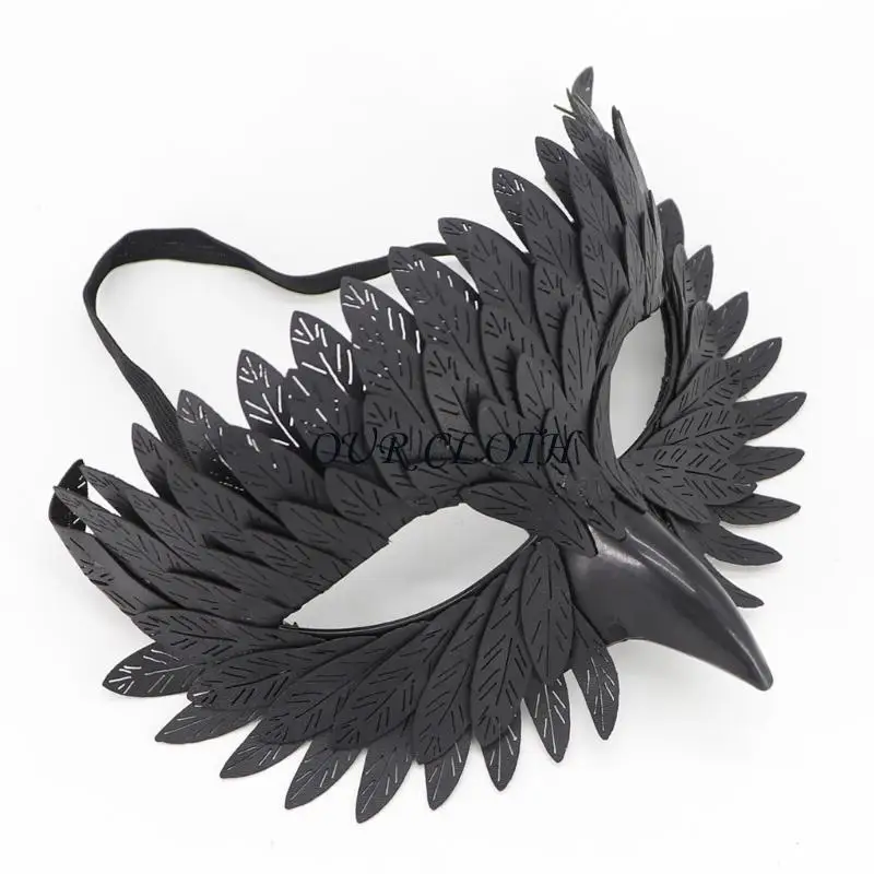 여자를위한 할로윈 마스크 버드 부리 마스크 깃털 반면 마스크 마스크 마스크 마스크 마스크 파티 마스크 Y1AC