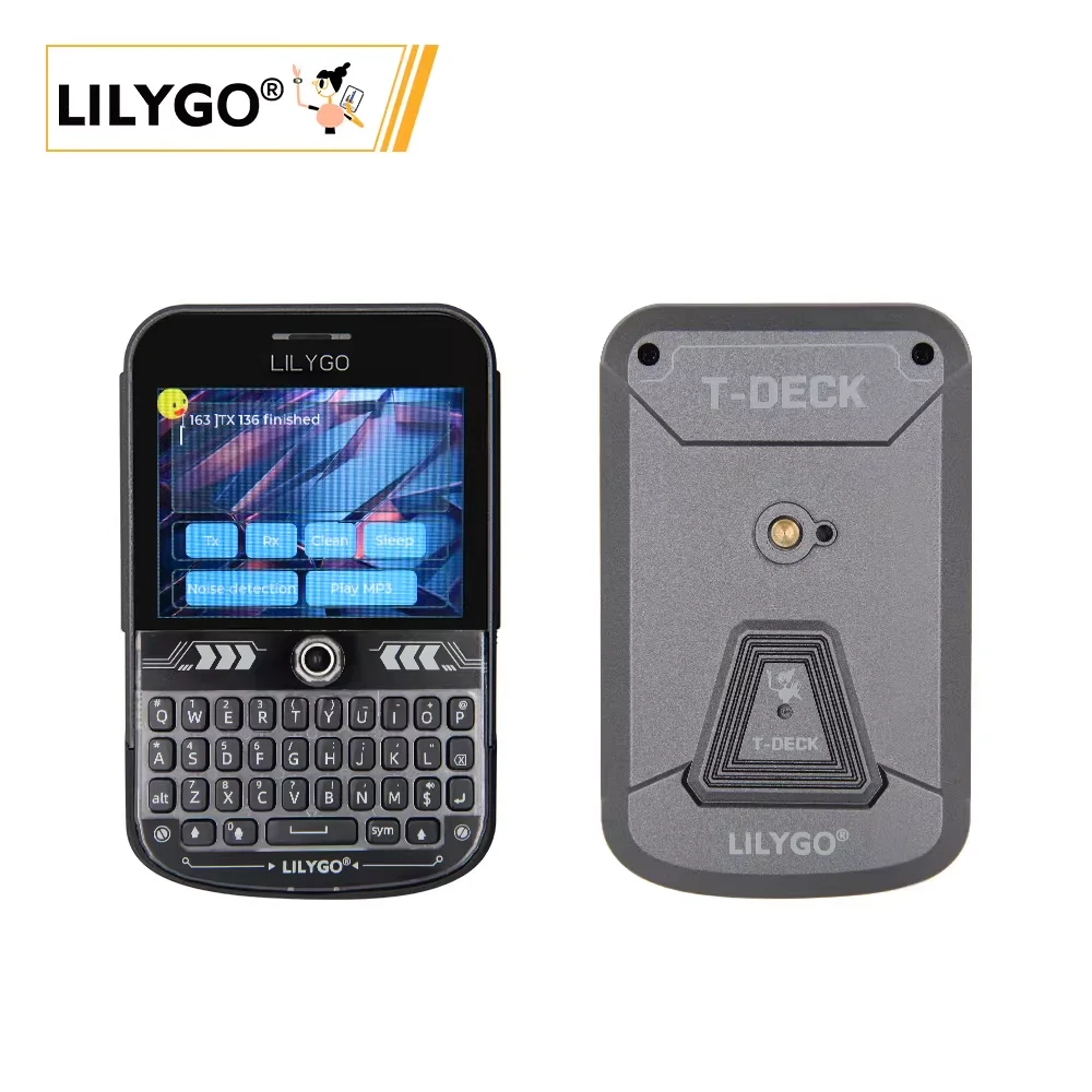 LILYGO T-Deck Plus 433MHz 868MHz 915MHz ESP32-S3 Development Board GPS Long Range Communication Module with External Antenna