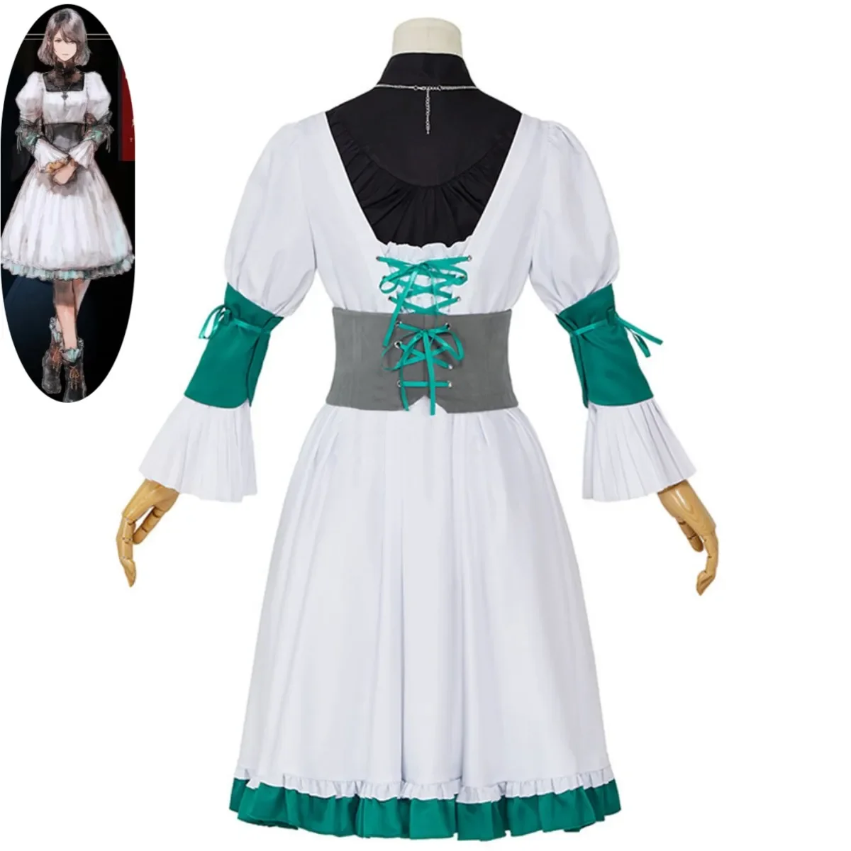 Traje  Cosplay  Anime para mujer, traje  baile  Mascarada, uniforme  Vestido  manga larga FF16, juego Final Fantasy