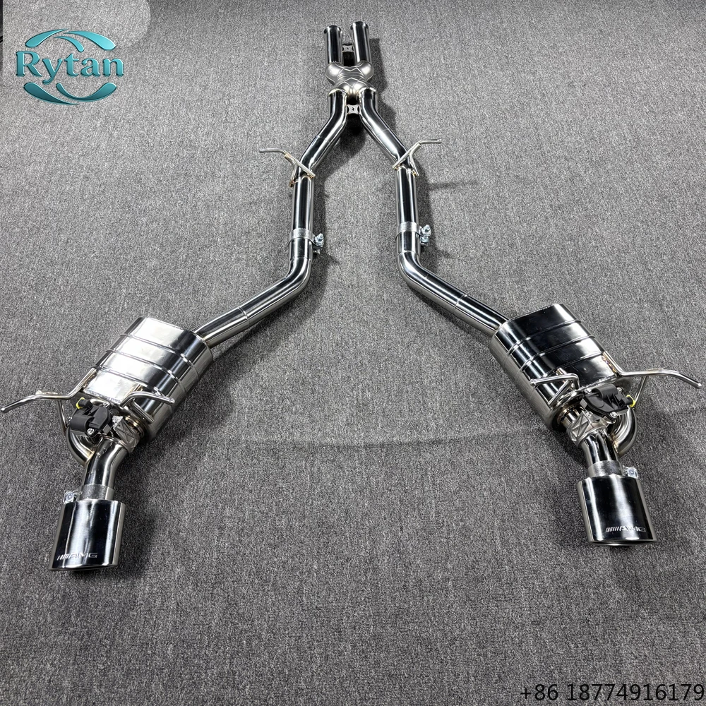 

Valved 304 Stainless Steel Valvetronic Exhaust Pipe System Catback for GLK300 GLK350 3.0 3.5
