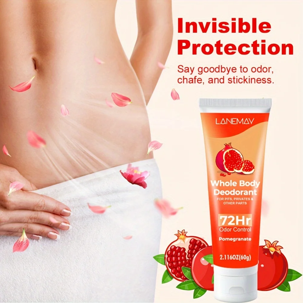 Дезодорирующий лосьон с гранатом - 72 часа, длительный контроль запаха, оставайте сухой и нестремально свежий для женщин, лосьон со свежим ароматом