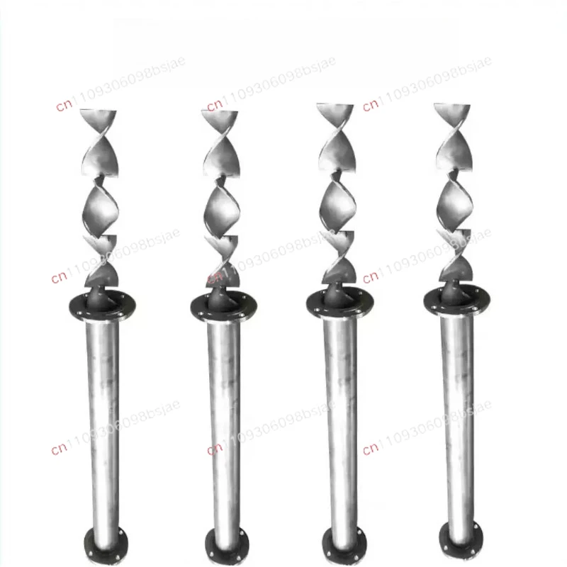 Stainless Steel SK Mixing Unit Core Mixing Core 304 Stainless Steel 316L Spiral Stirring Static Pipe Mixer