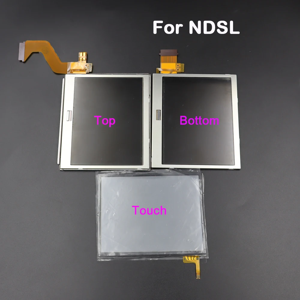 For NDSL Console Top Upper Bottom Lower LCD Screen _Touch Screen Panel Display Digitizer