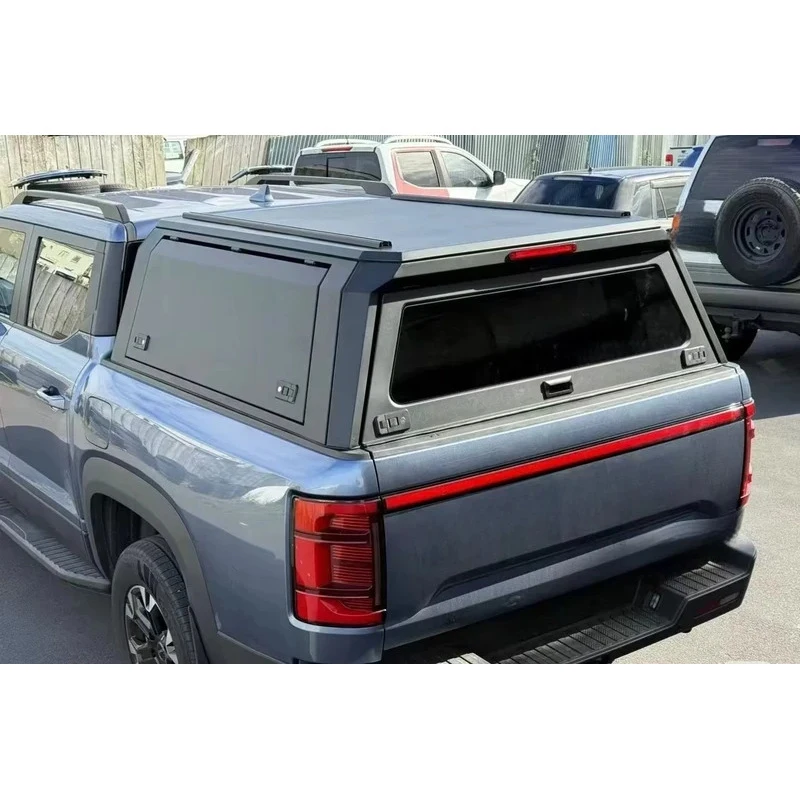 

Universal Aluminum HardTop Waterproof Pickup Bed Topper Canopy For DMax K Musso Shark 6