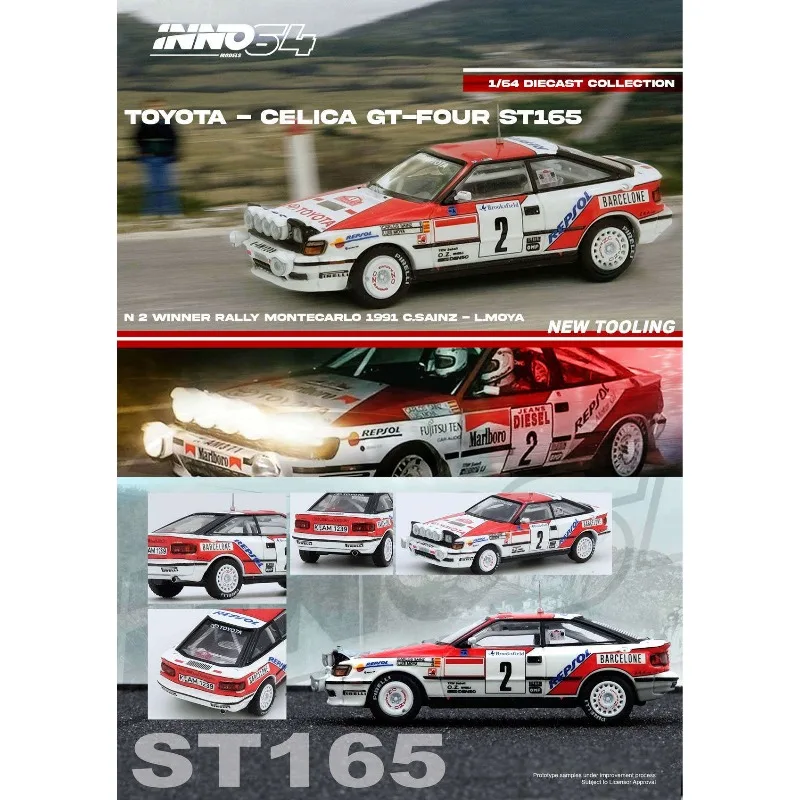 INNO 1:64 Toyota Celica Cast Alloy Car Model, Boys' Toy, Adult Collectible Decoration Item, Holiday Gift.
