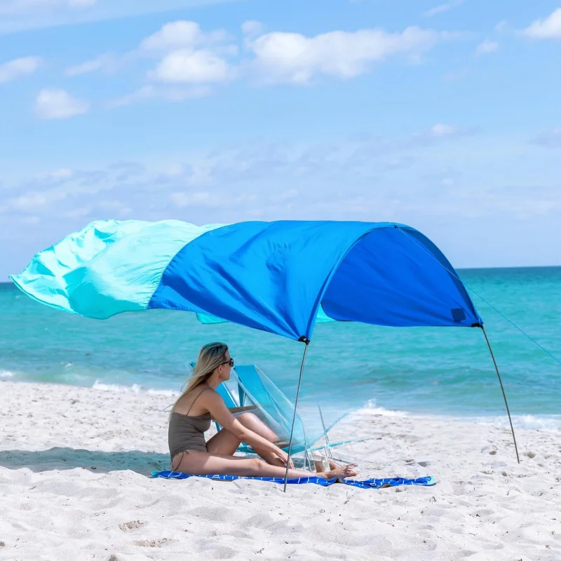 Shade 3.0 Portable Beach Shade Canopy, Wind-Powered, 75ft² Shade 4, Fast Setup & Quiet Operation, Beach O