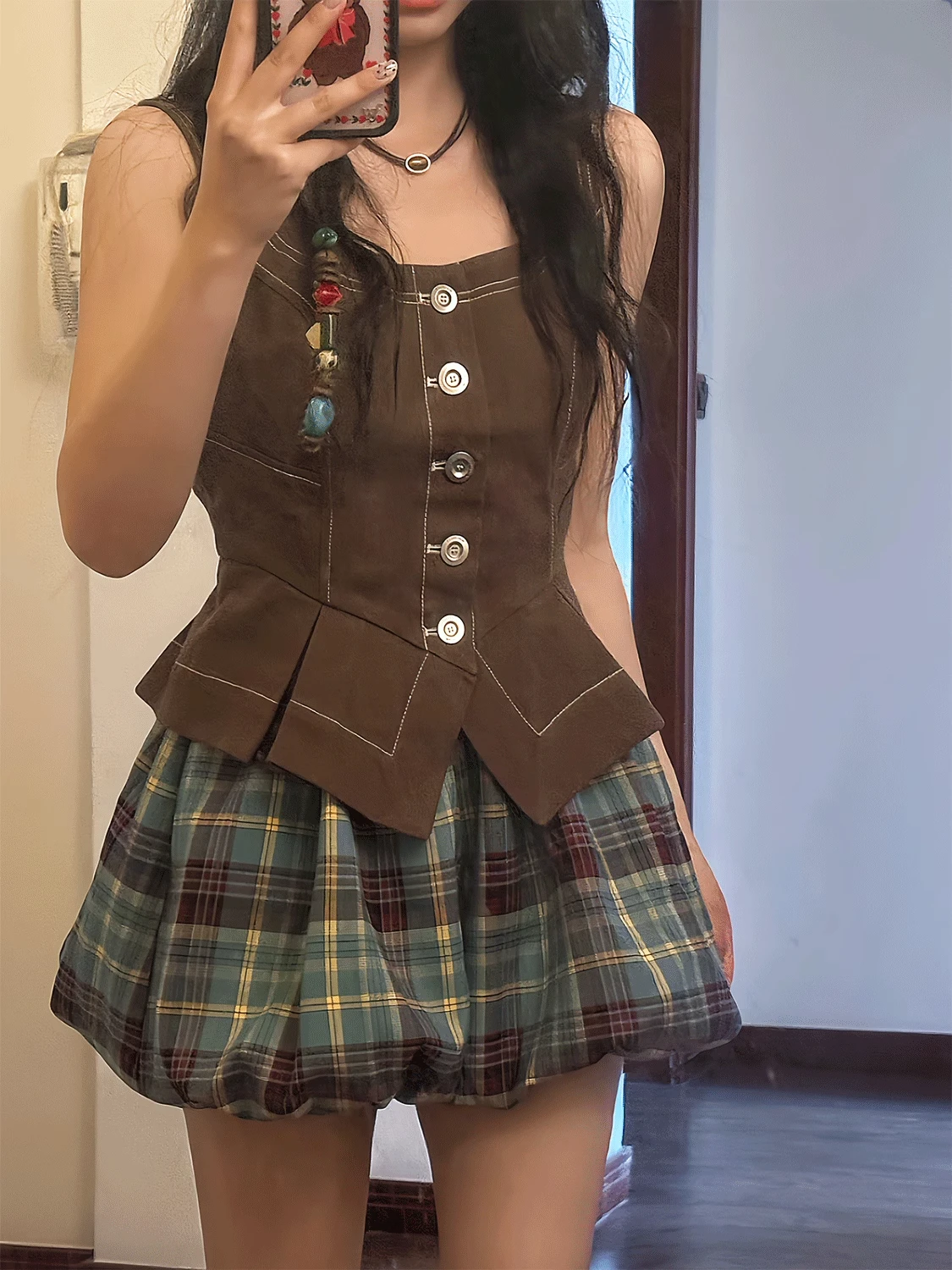 Summer Women Vintage Cute Core 2000s Kpop Shorts Plaid Hot Pants Y2k Streetwear Harajuku E-girl Sexy Ballet Core Design Kpop