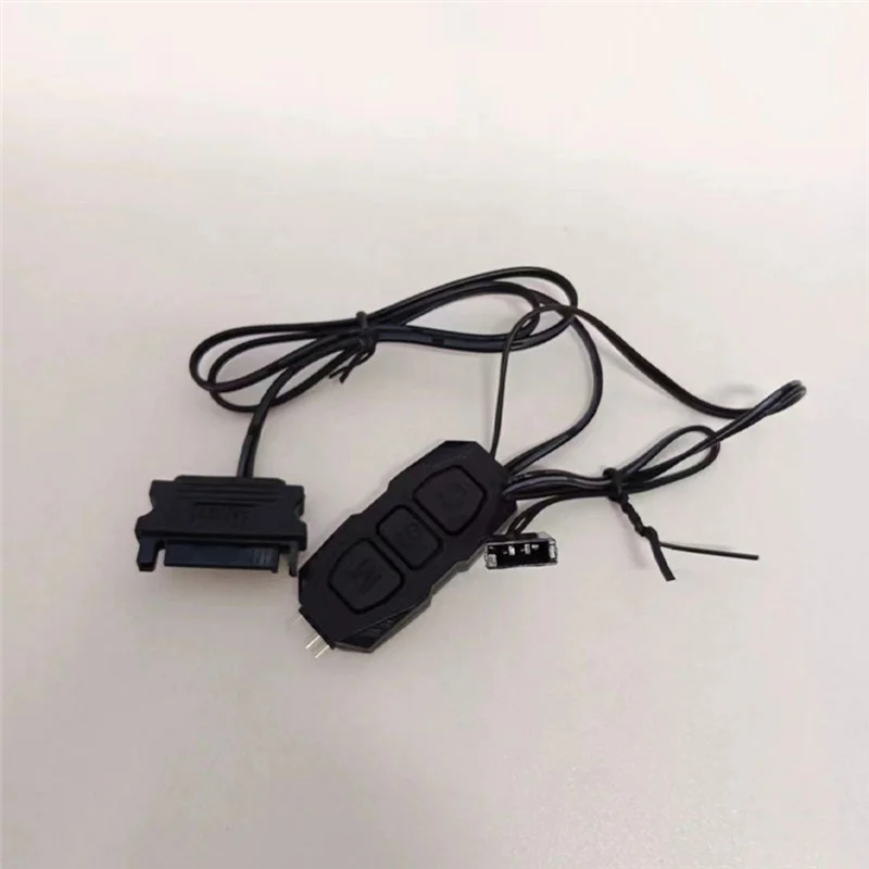 Cavo controller AT93-ARGB Controller RGB 5V a 3 pin Alimentatore SATA Strisce luminose Cavo controller Strisce luminose Cavo controller